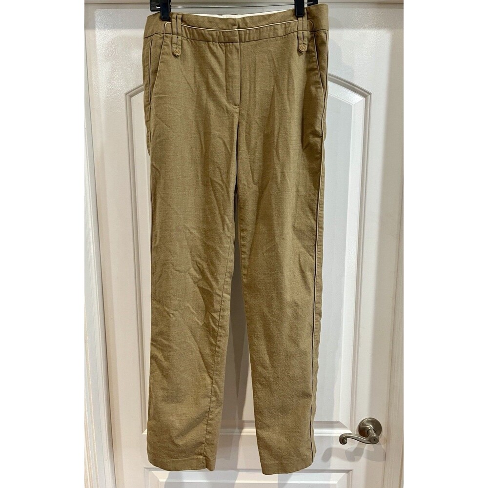 Badgley. Mischka Wool Spandex Camel Pants 31x33in Tall Clean Girl Corporate
